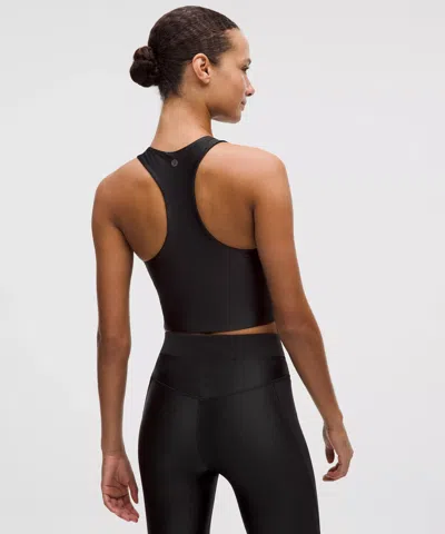 Lululemon Satin Shine Tank Top Medium Support, B/c Cup In Brown