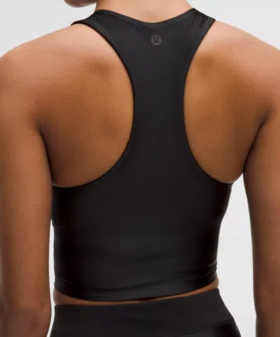 Lululemon Satin Shine Tank Top Medium Support, B/c Cup In Brown