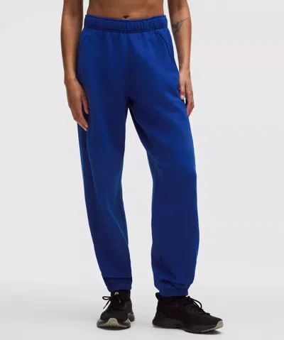 Lululemon Scuba Mid-rise Oversized Jogger In Blue