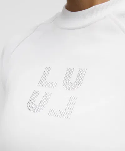 Lululemon Scuba Oversized Hip Length Pullover In White