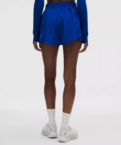 Lululemon Shake It Out High-rise Running Short 2.5" In Blue