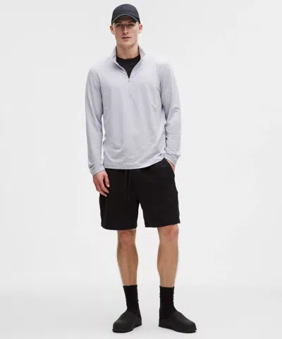 Lululemon Soft Jersey Half Zip In Gray