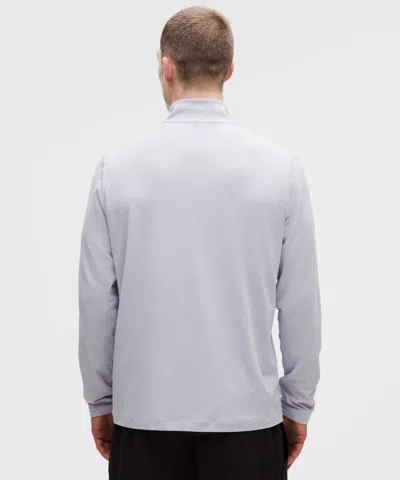 Lululemon Soft Jersey Half Zip In Gray