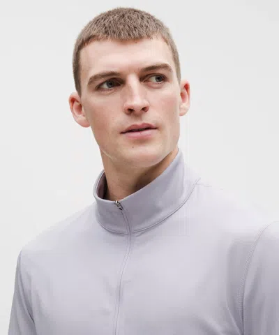 Lululemon Soft Jersey Half Zip In Gray