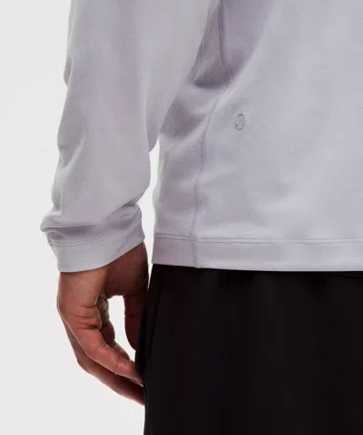 Lululemon Soft Jersey Half Zip In Gray