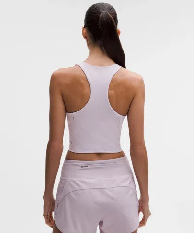 Lululemon Swift Speed Cropped Tank Top In Blue