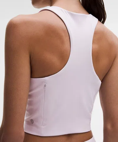 Lululemon Swift Speed Cropped Tank Top In Blue