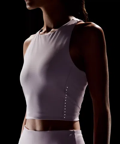 Lululemon Swift Speed Cropped Tank Top In Blue