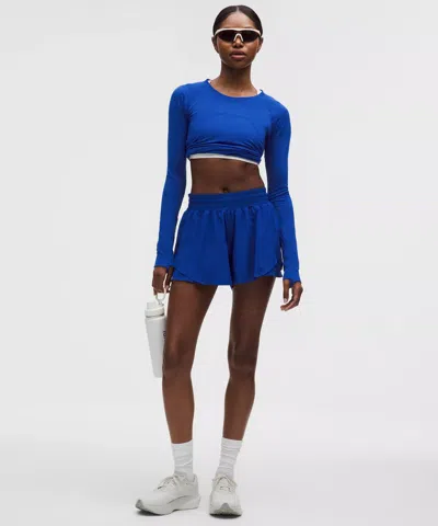 Lululemon Swiftly Tech Long-sleeve Shirt 2.0 In Blue