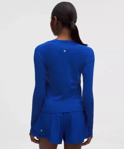 Lululemon Swiftly Tech Long-sleeve Shirt 2.0 In Blue
