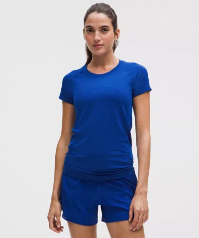 Lululemon Swiftly Tech Short-sleeve Shirt 2.0 In Blue