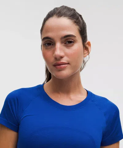 Lululemon Swiftly Tech Short-sleeve Shirt 2.0 In Blue