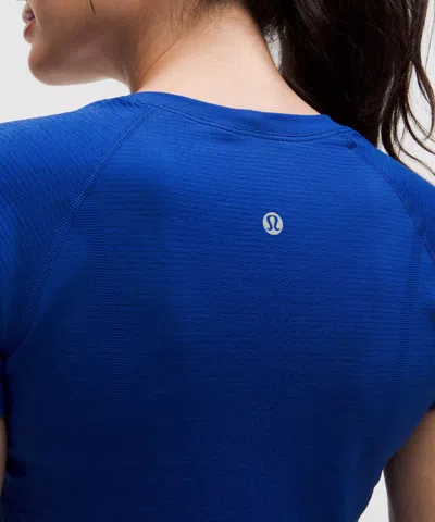 Lululemon Swiftly Tech Short-sleeve Shirt 2.0 In Blue