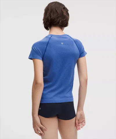 Lululemon Swiftly Tech Short-sleeve Shirt 2.0 In Blue
