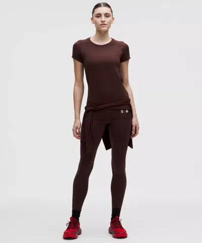 Lululemon Team Canada Swiftly Tech Short-sleeve Shirt 2.0 In Brown