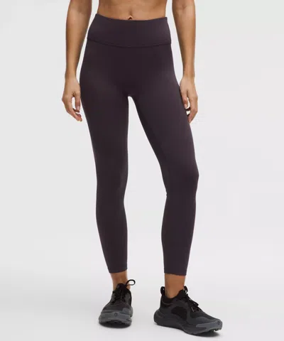 Lululemon Thermal High-rise Running Tight 25" In Brown