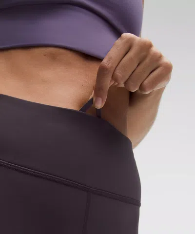 Lululemon Thermal High-rise Running Tight 25" In Brown