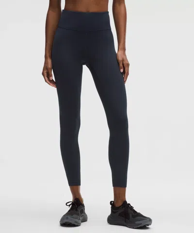 Lululemon Thermal High-rise Running Tight 25" In Brown