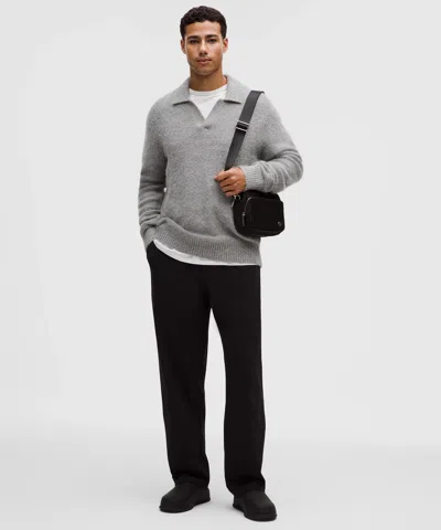 Lululemon Wool-blend Ribbed Polo Shirt