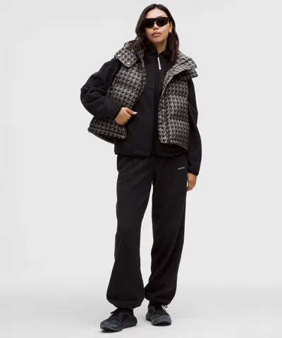 Lululemon Wunder Puff 600-down-fill Cropped Vest In Gray