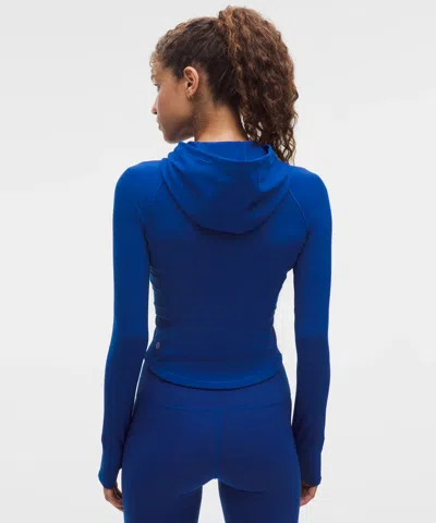 Lululemon Wunder Train Full-zip Jacket In Blue