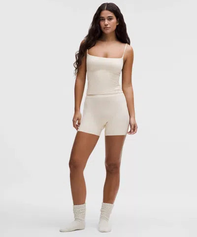Lululemon Wundermost Ultra-soft Nulu Cami And Boxer Shortie Set In Neutral