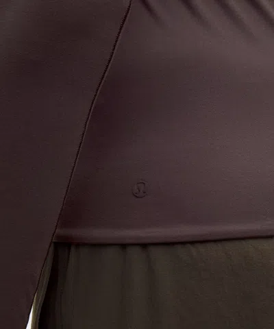 Lululemon Wundermost Ultra-soft Nulu Square-neck Long-sleeve Shirt In Brown