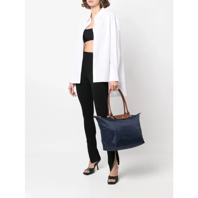 Longchamp Le Pliage L In Blue