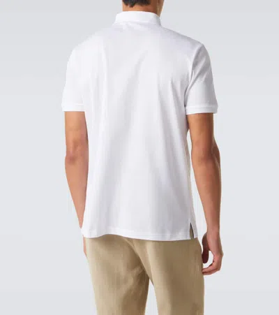 Ralph Lauren Cotton Piqué Polo Shirt In White