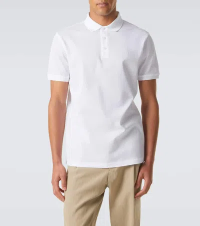 Ralph Lauren Cotton Piqué Polo Shirt In White