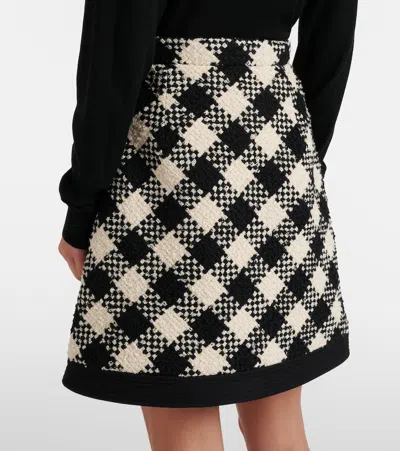 Valentino Cotton And Wool-blend Tweed Miniskirt In Multi