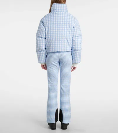Cordova Cortina Checkered Puffer Ski Jacket In Multi