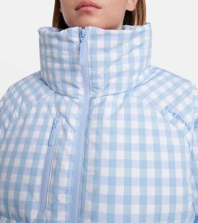 Cordova Cortina Checkered Puffer Ski Jacket In Multi