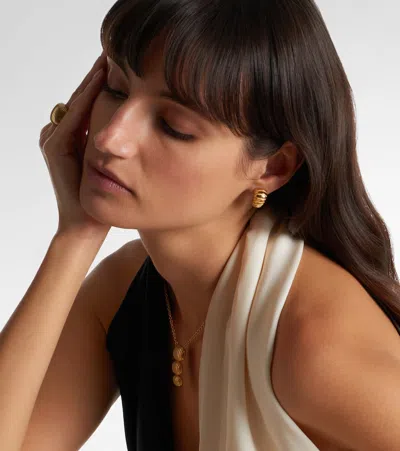 Pamela Zamore Noa Taper 18kt Gold Earrings In Gold