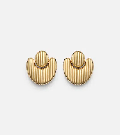 Pamela Zamore Isla Nest 18kt Gold Earrings In Gold