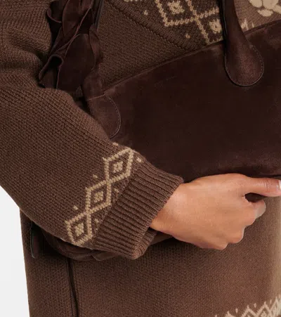 Magda Butrym Wool Sweater In Brown