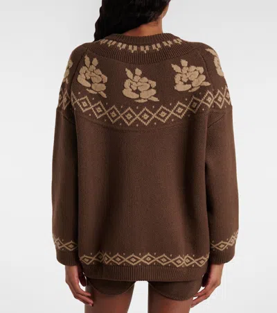 Magda Butrym Wool Sweater In Brown