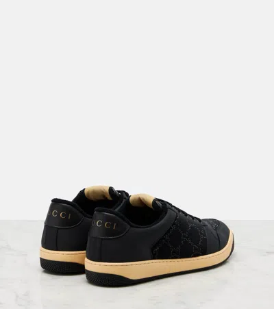 Gucci Screener Leather Sneakers In Multi