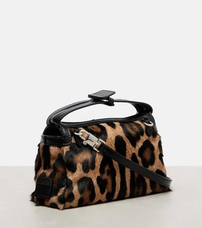 Dolce & Gabbana Vittoria Leopard-print Calf Hair Tote Bag In Multi
