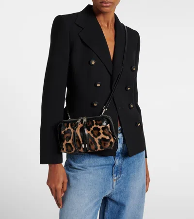 Dolce & Gabbana Vittoria Leopard-print Calf Hair Tote Bag In Multi