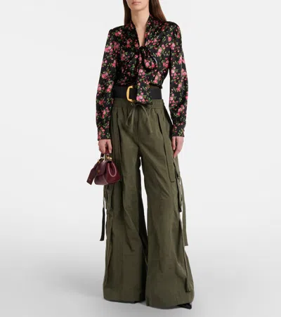 Dolce & Gabbana My Sicily Leather Tote Bag In Burgundy