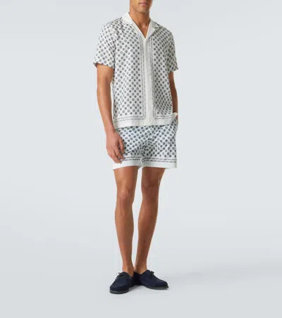 Orlebar Brown Maitan Printed Bowling Shirt In Multi