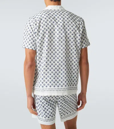 Orlebar Brown Maitan Printed Bowling Shirt In Multi