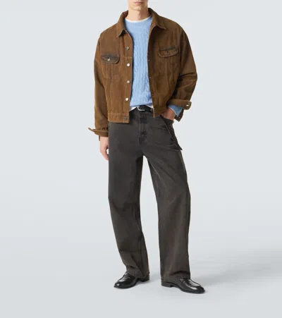 Arch4 Cable-knit Cashmere Sweater In Blue