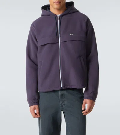 Prada Hooded Jacket In Purple