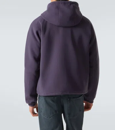 Prada Hooded Jacket In Purple