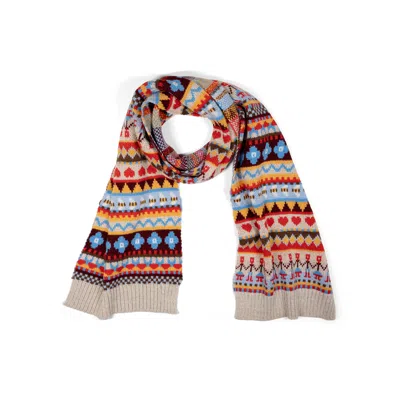 Gigi Knitwear Women's Bee Garden Scarf In Multicolor