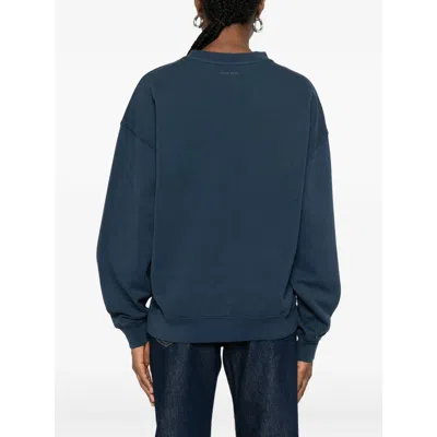 Anine Bing Sweatshirts Blue, Red In Blue