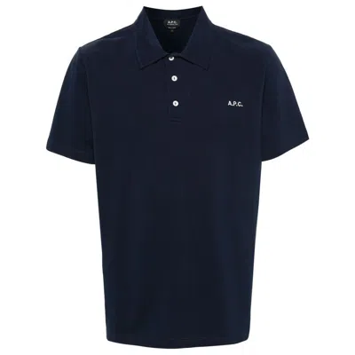 Apc A.p.c. T-shirts And Polos In Blue