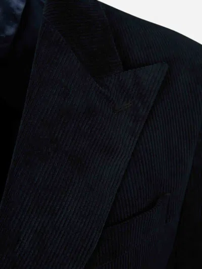 Atelier Munro Double-breasted Evening Suit In Black